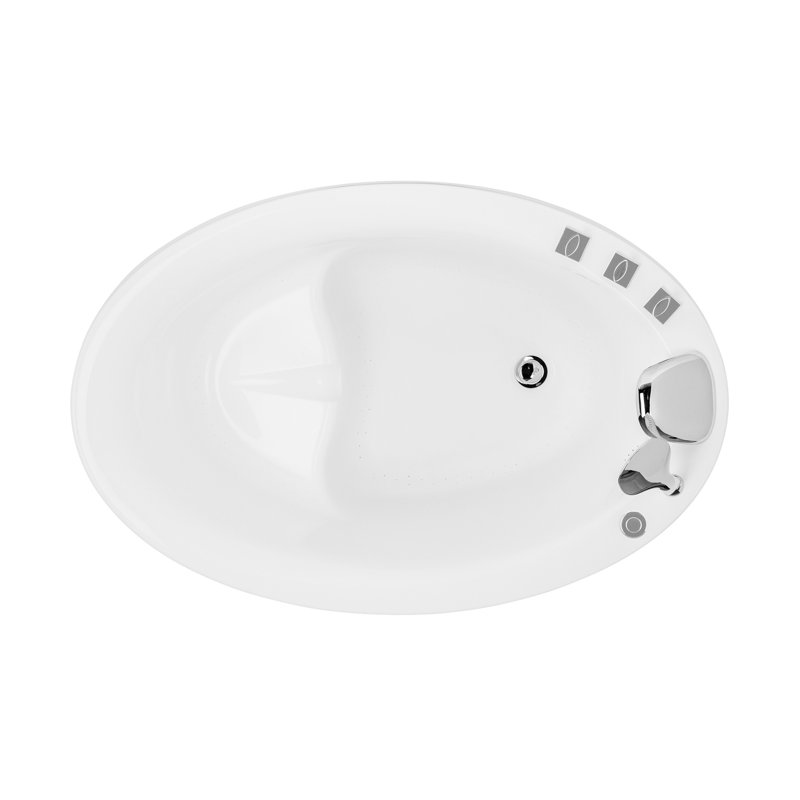 Empava Japanese 59'' x 31'' Freestanding Whirlpool Water Jetted Air